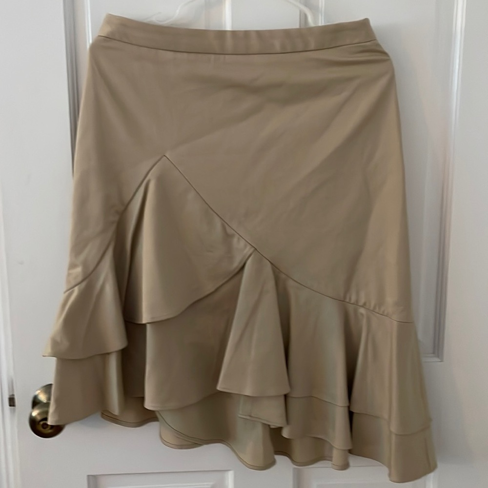Banana Republic flounce midi skirt petite size 4 NWT